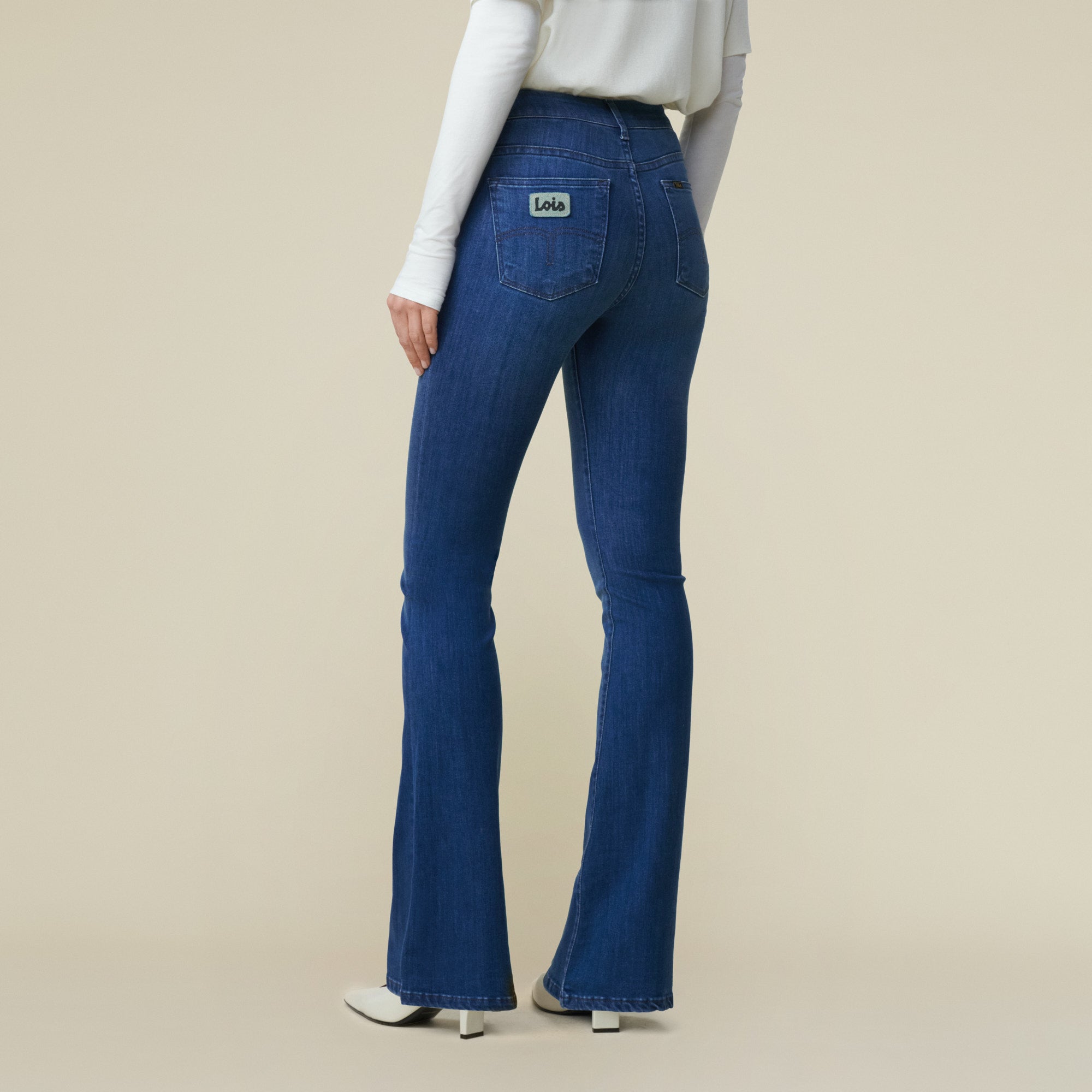 Raval 16 High Rise Flare Lois Jeans Official Store