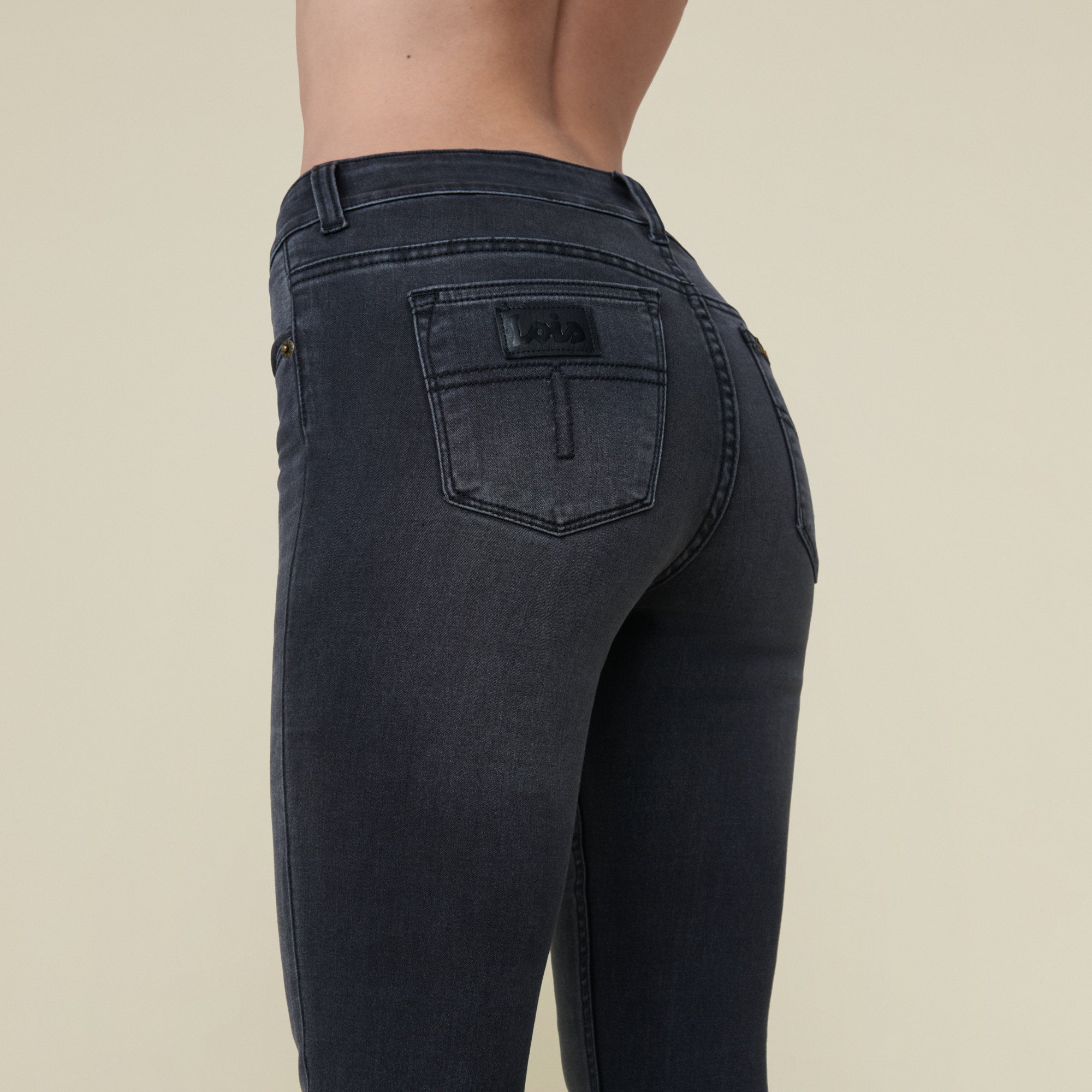 デニム・ジーパン LOIS JEANS LOIS JEANS Jeans Black (2782 7205BLACK STONE) Lois Jeans Marvin Denim Jeans | Dark Stone | US Stockists