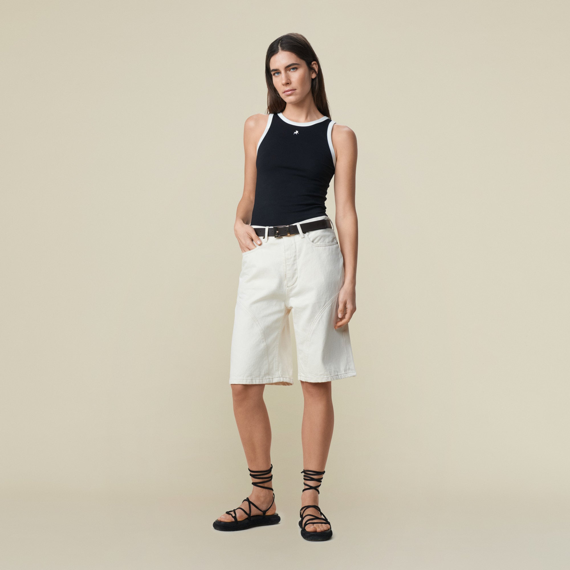 Ada Bermuda Otawa Ecru - Low Rise Short | Lois Jeans Ada Bermuda Otawa Ecru - Low Rise Short | Lois Jeans