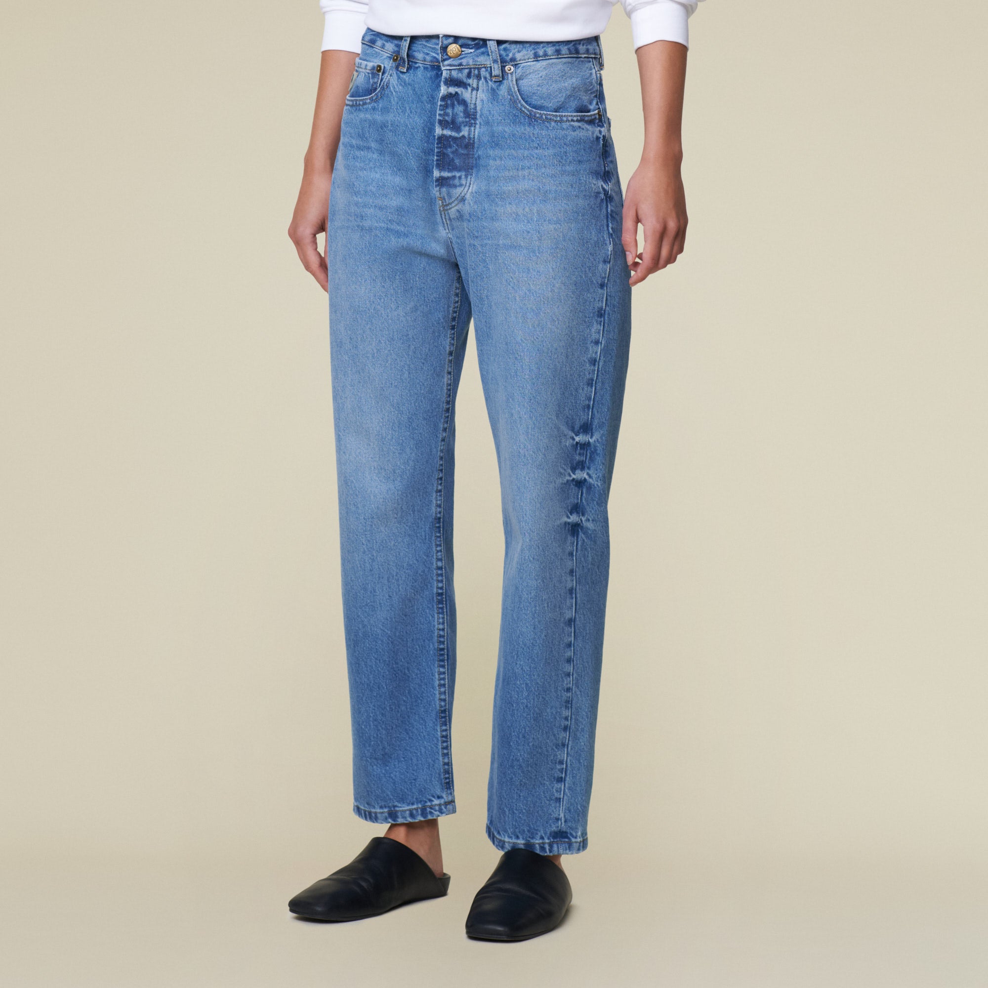 デニム・ジーパン LOIS JEANS FW24 Denim Dana jeans (266632 7380) Dana Jackson Clipped - Mid Rise Straight Fit | Lois Jeans