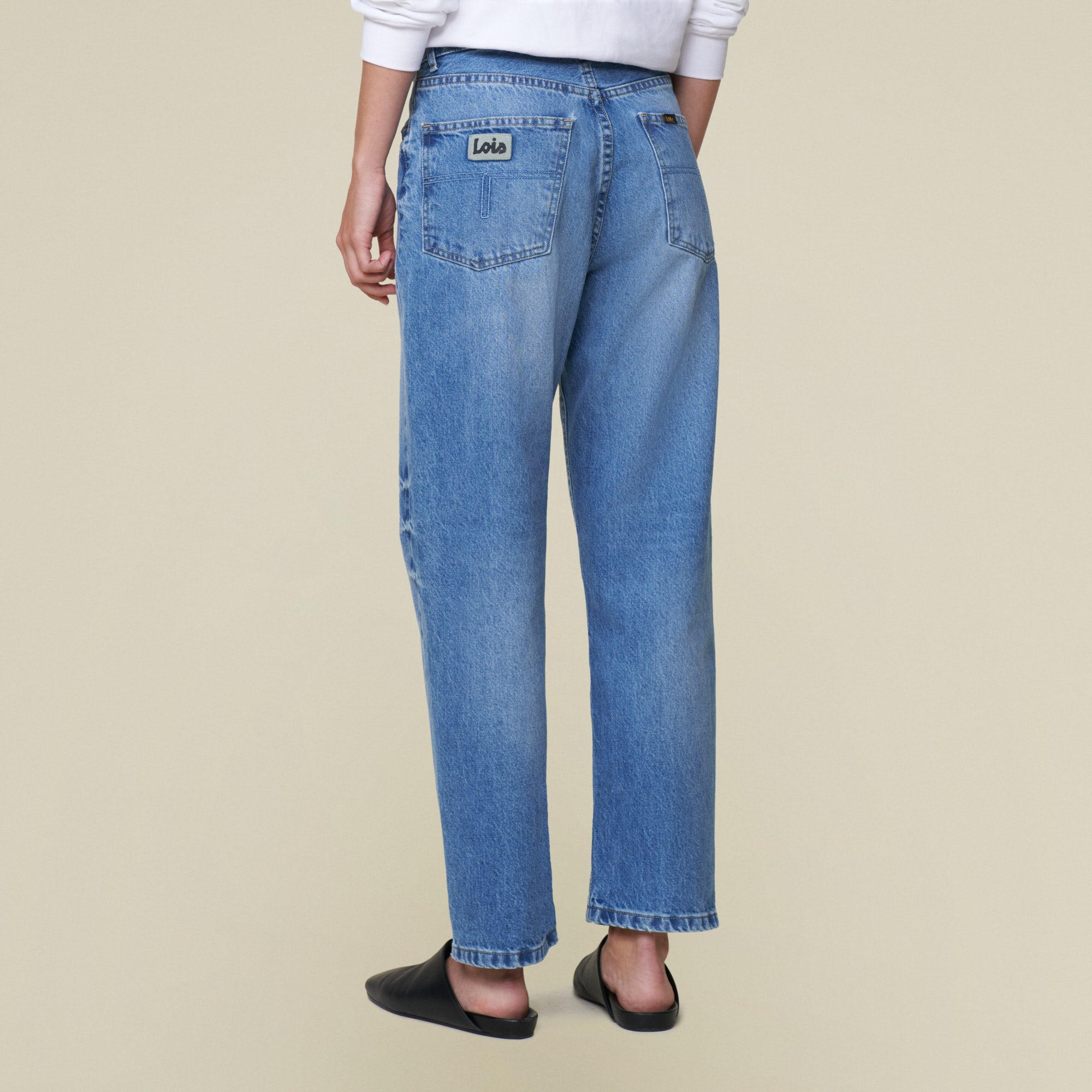 デニム・ジーパン LOIS JEANS FW24 Denim Dana jeans (266632 7380) Dad jeans Dana | grey | Lois Jeans | Little Soho