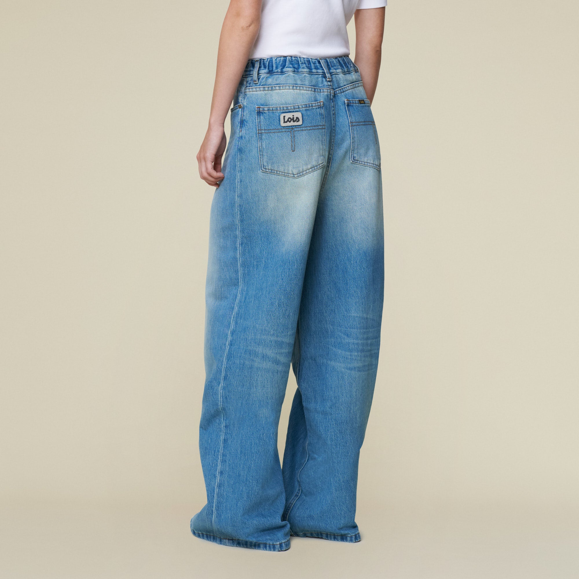 デニム・ジーパン LOIS JEANS Denim Paloma wide-leg jeans (32307577 7577) Paloma high-rise wide-leg jeans in blue - Citizens Of
