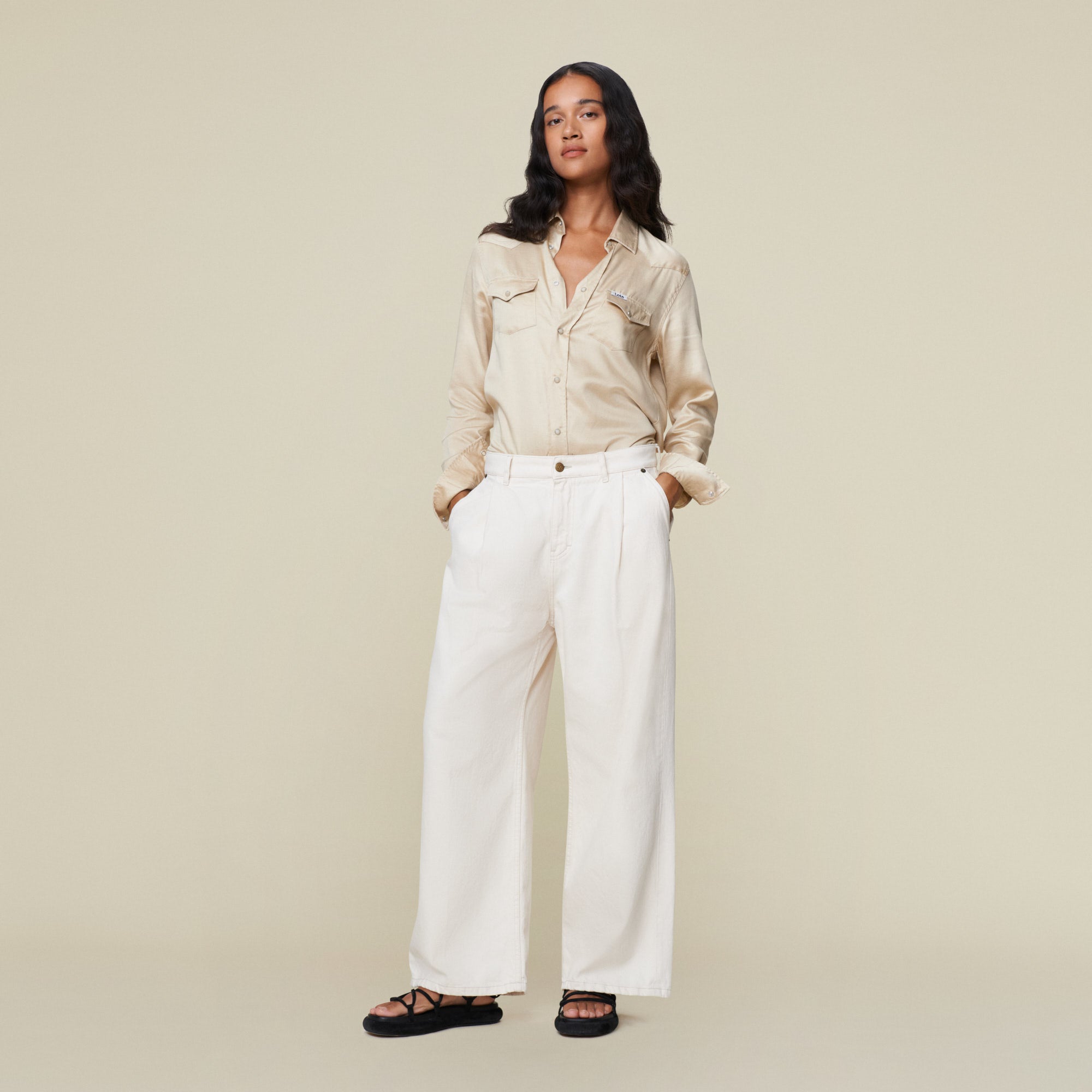 【MONOHA】25SS Linen straight-leg jeans ★送料・関税込★ Flowy pants with slit Denim | Mexx.com