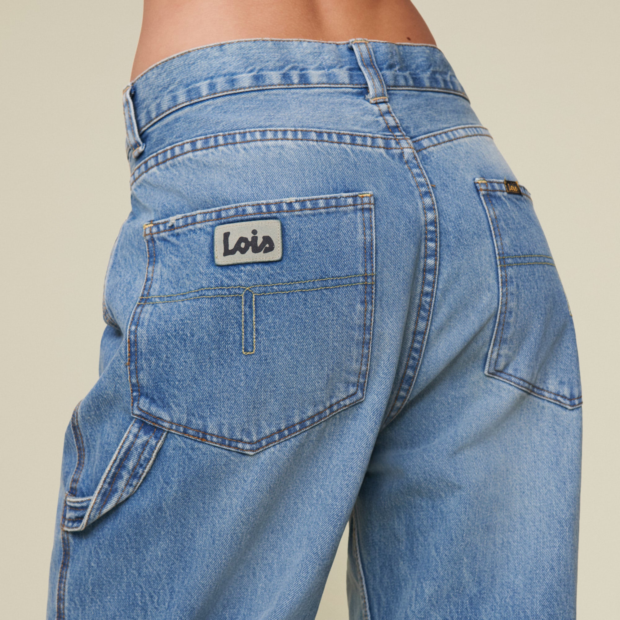 Loan Jackson Dirty Vintage - Low Rise Wide Fit | Lois Jeans