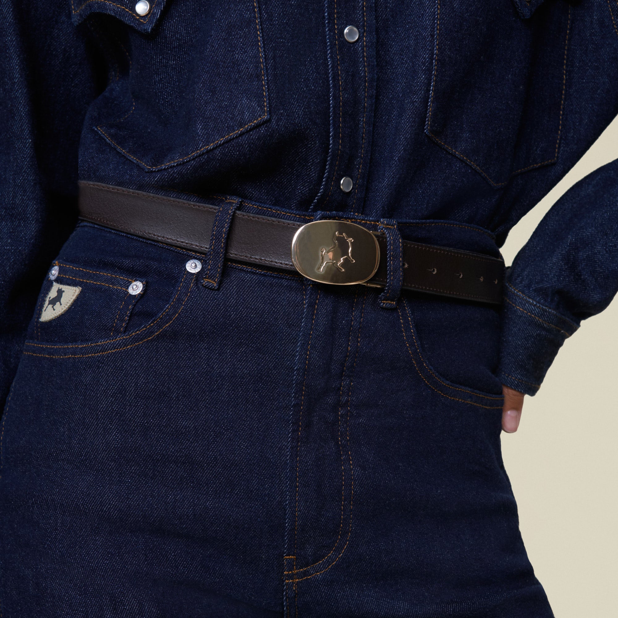 Sun Leather Belt | Lois Jeans - Official Store