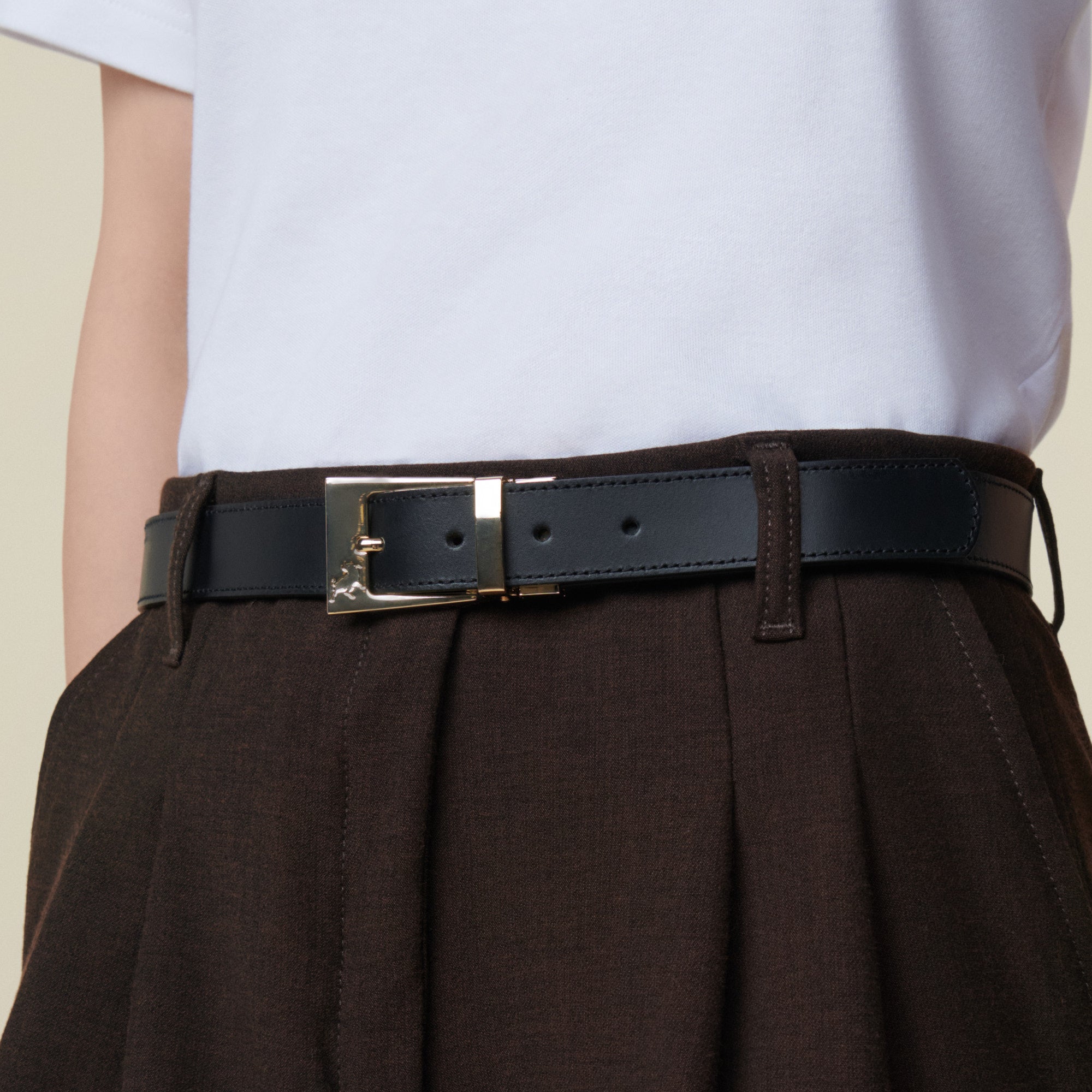 小物 jent louis Leather Studded Belt jent louis Leather Studded Belt Studded Leather Belt