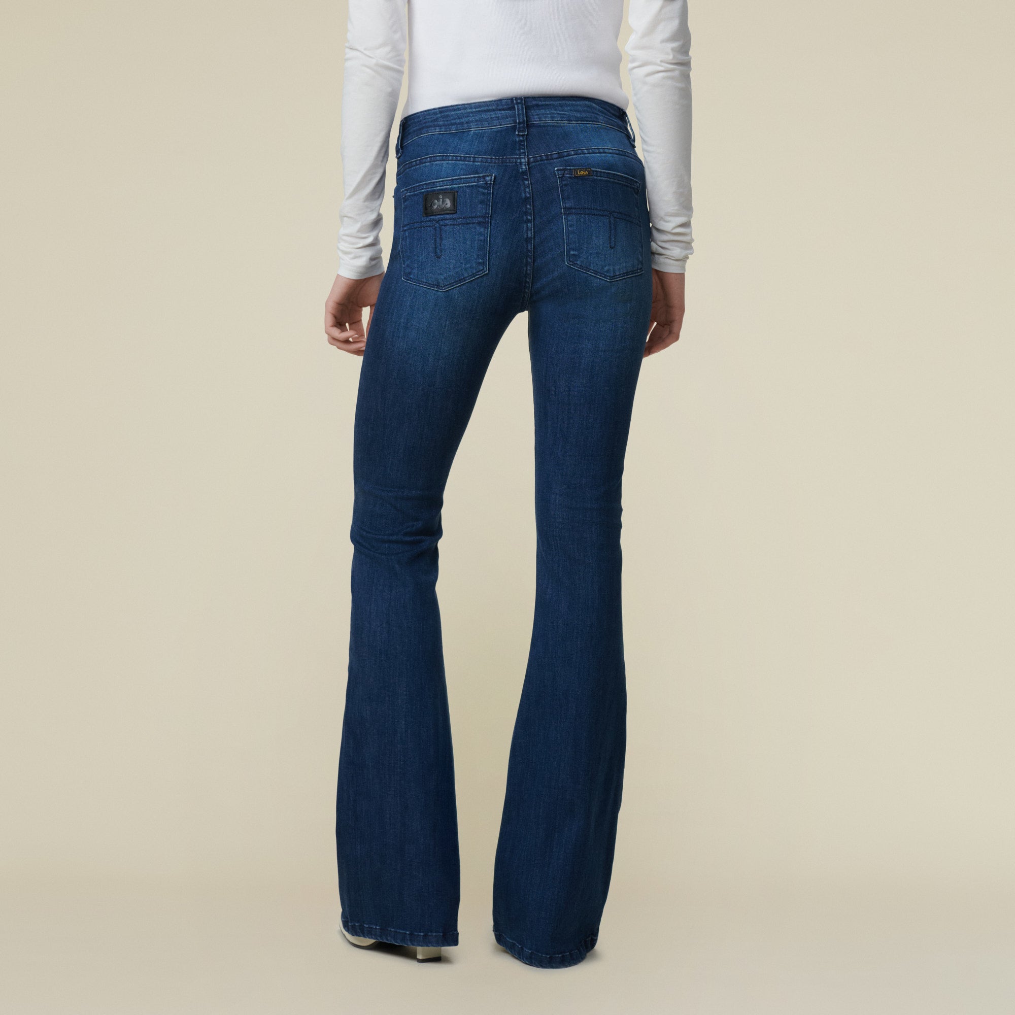 Raval 16 High Rise Flare Lois Jeans Official Store
