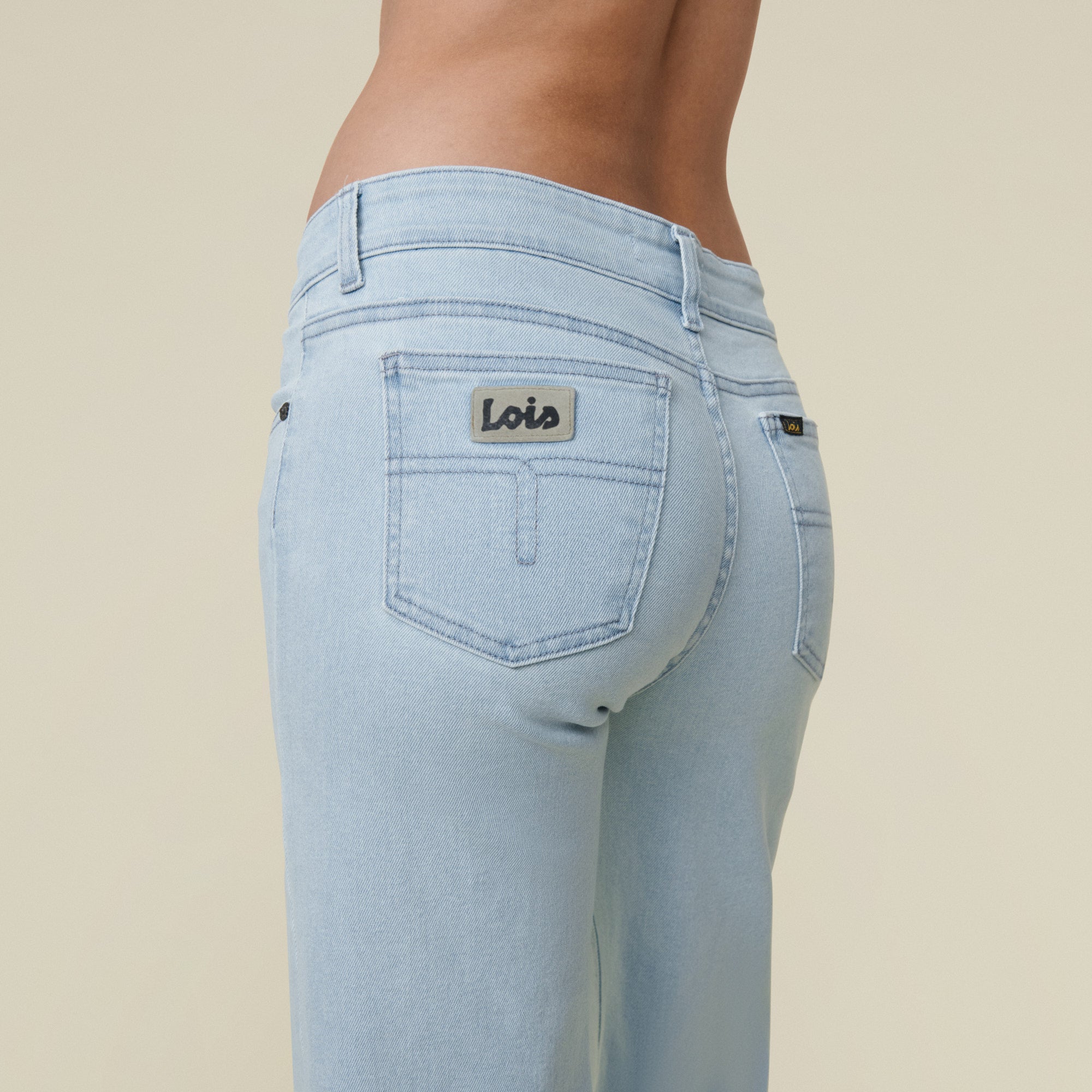 デニム・ジーパン LOIS JEANS FW25 LOIS JEANS Jeans (3397 7725RINSE) Lorna Denver Summer TGS - Low Rise Wide Fit | Lois Jeans